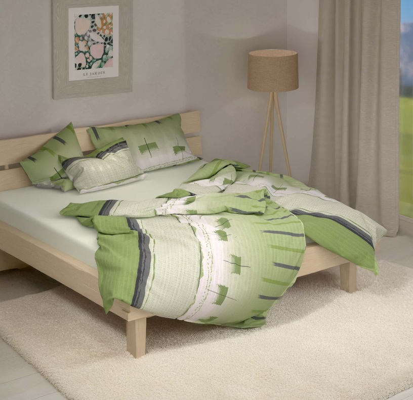 Seersucker-Bettwäsche Lotus Pepe – Bild 2